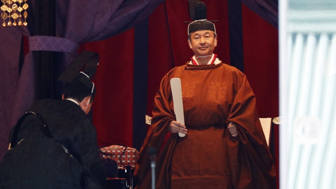 В Японии на престол взошел новый император Нарухито. На церемонии был Зеленский