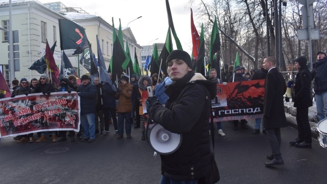 У Москві до початку «Російського маршу» поліція затримала його організатора Дмитра Карасьова