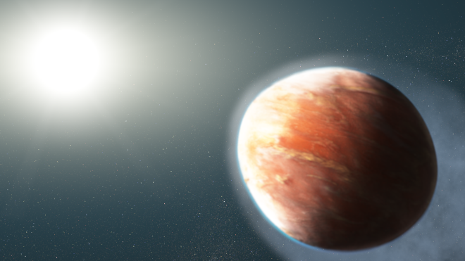 В NASA обнаружили раскаленную планету, похожую по форме на яйцо