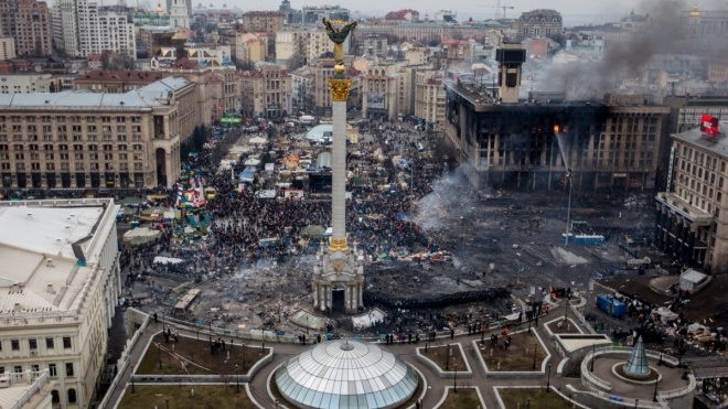 «Тяжелой ценой выстояли и победили». Украина отмечает 5-летие начала Революции достоинства