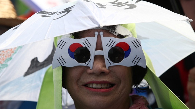 В Южной Корее протестуют против торговых ограничений со стороны Японии