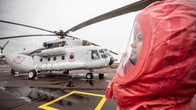 В Черновицкую область направили вертолет Ми-8 для вывоза больных коронавирусом