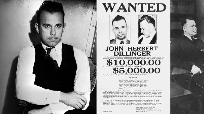 Джон Діллінджер за рік пограбував 11 банків, викрав 4 мільйони доларів та кілька разів тікав із вʼязниці — одного разу за допомогою деревʼяного пістолета. А потім пішов у кіно і його вбили агенти ФБР