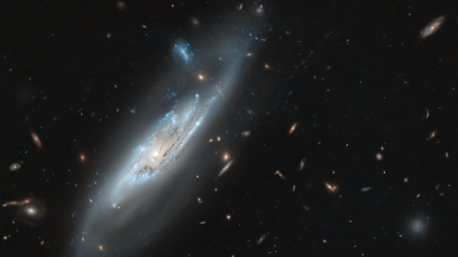 Телескоп Hubble сделал снимок спиральных «рукавов» галактики