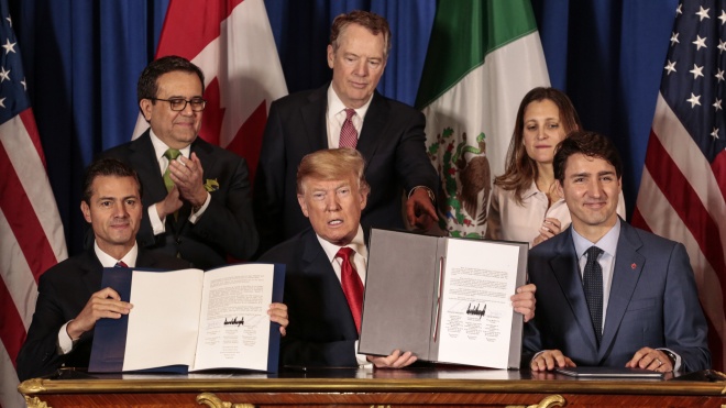США, Мексика та Канада підписали нову угоду про вільну торгівлю. Попередня діяла майже 25 років