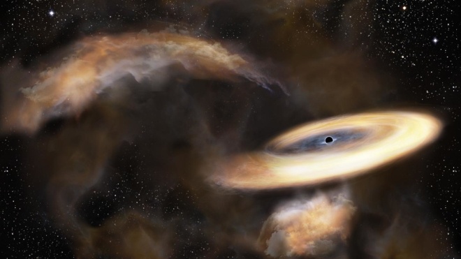 Японские астрономы нашли в Млечном пути скрытую черную дыру. Она находится в 25 тыс. световых лет от Земли
