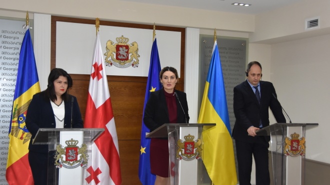 Украина, Грузия и Молдова объединили усилия в борьбе с российской оккупацией
