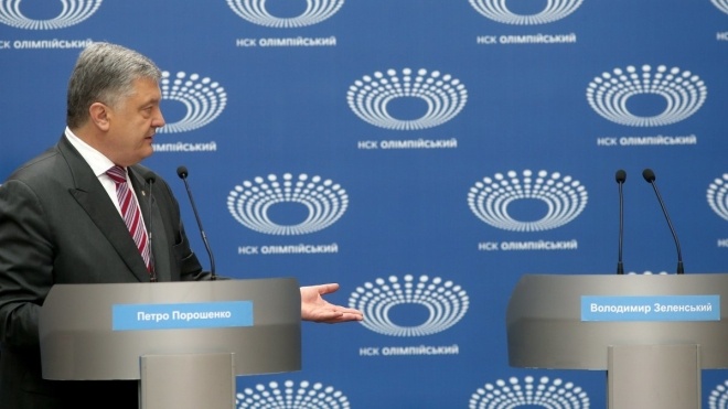 У штабі Порошенка пропонують Зеленському провести дебати на «Олімпійському» 19 квітня до 18:00