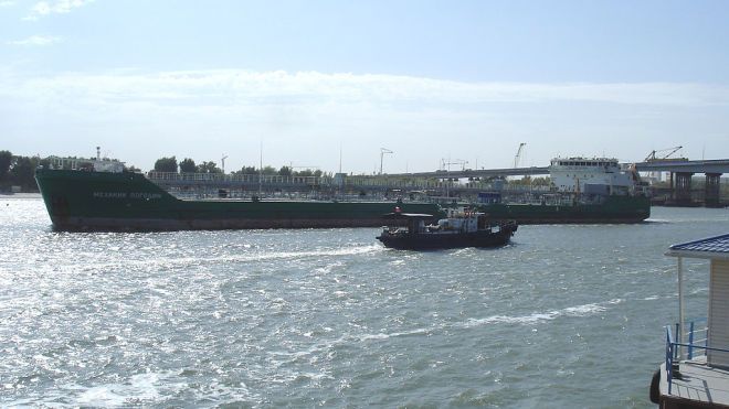 Російське судно «Механік Погодін» заблокували в Херсоні на три роки