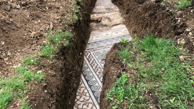 На Севере Италии под виноградниками нашли мозаичный пол поместья времен Древнего Рима