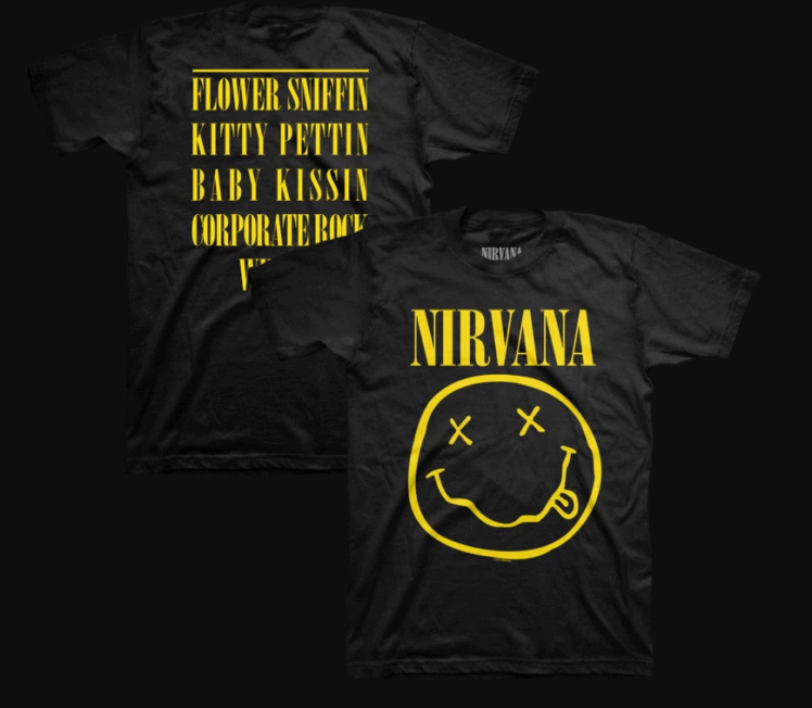 Футболка гурту Nirvana