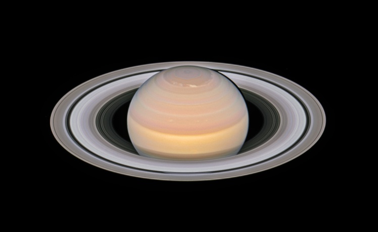 Знімок Сатурна 2018 року.