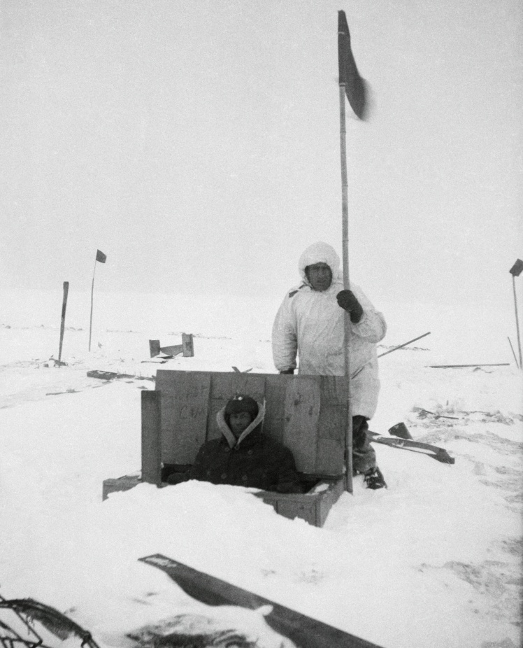 База, на которой адмирал Бэрд провел полярную ночь 1934 года.