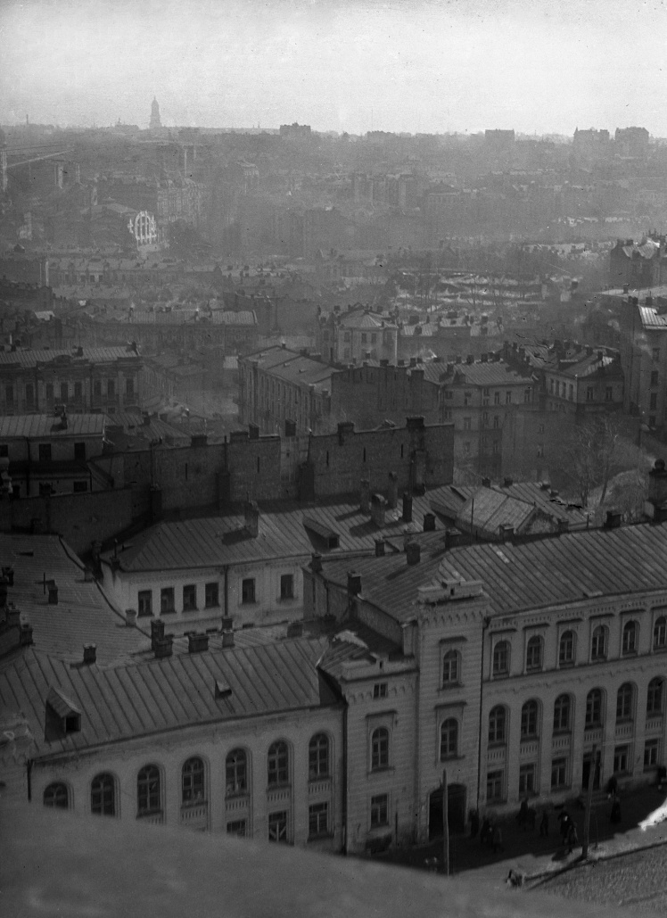 Вид центральной части Киева, 1920—1928 годы.