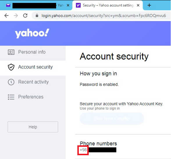 Аккаунт, при помощи которого один из хакеров занимался фишингом, зарегистрирован на иранский номер телефона.
