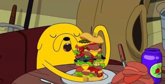 Джейк любит перекусить