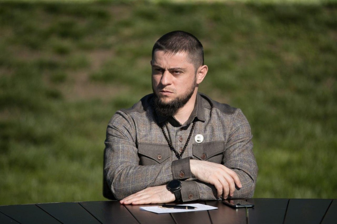 Министр информации и печати Чечни Ахмед Дудаев.