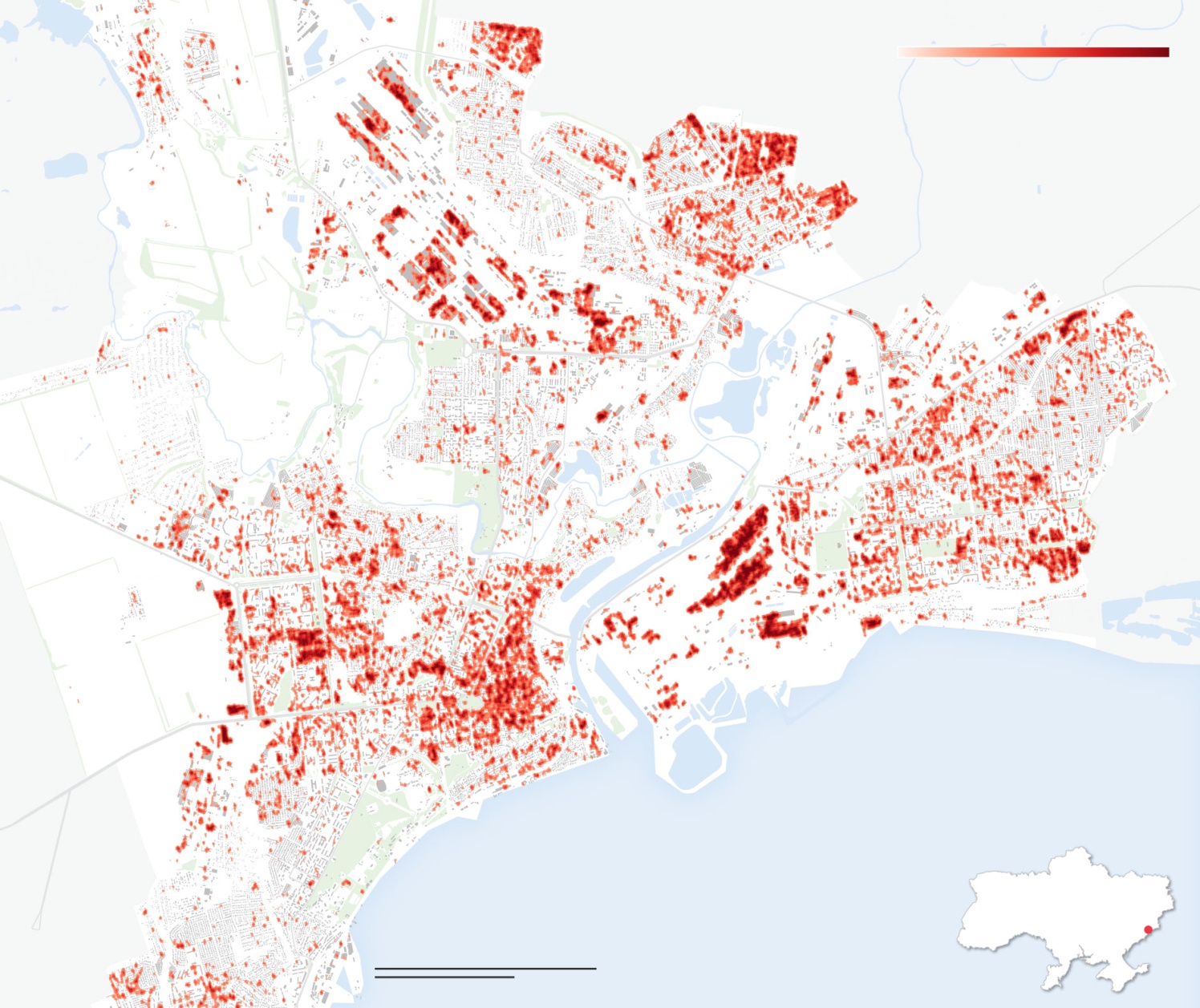 Карта разрушений мариуполя