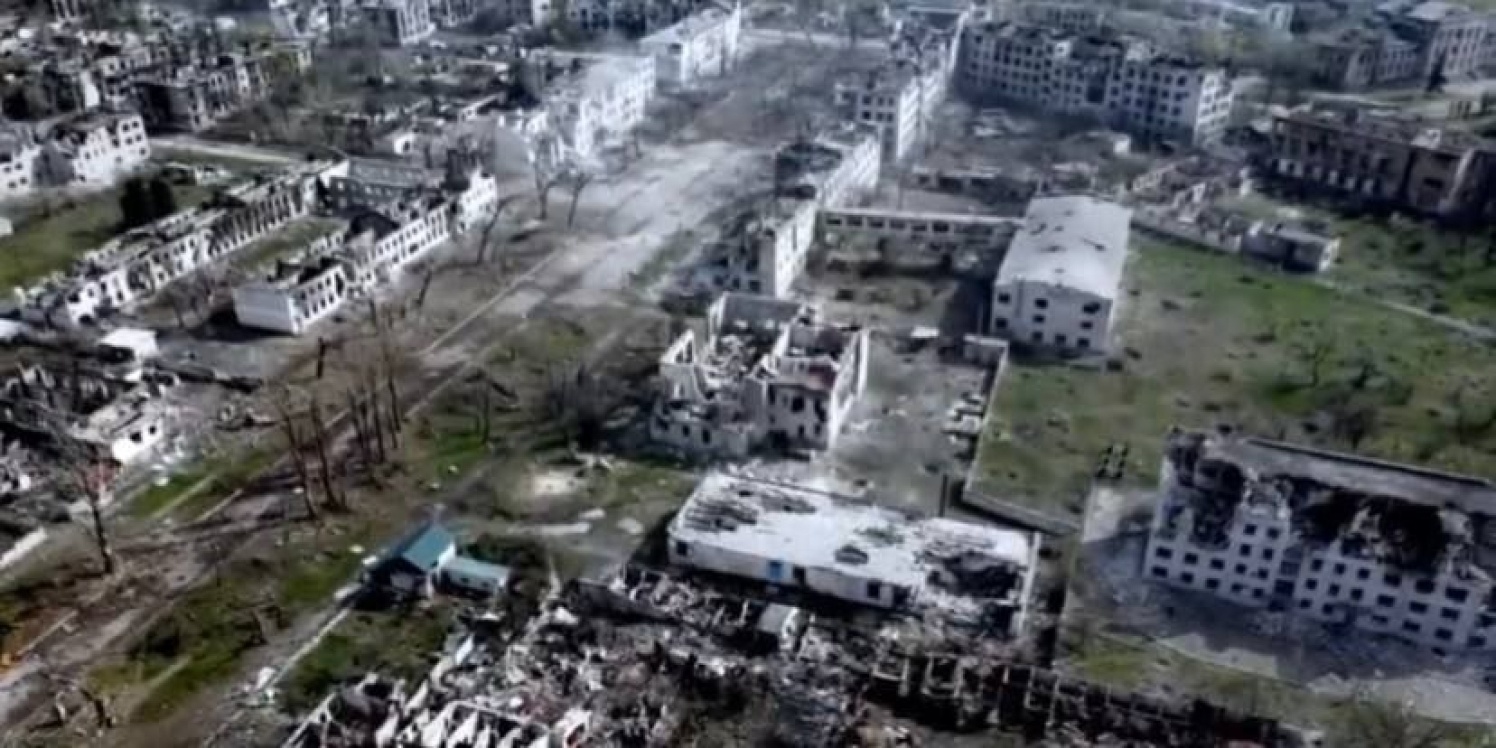 The War In Ukraine — The Russian Military Destroyed The City Of ...