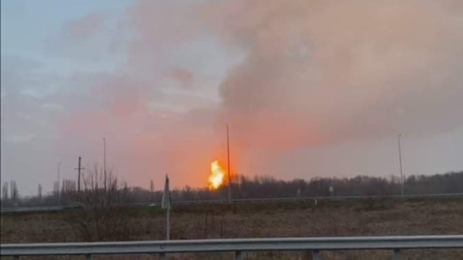 Авария на газопроводе вблизи Лубен локализована, жертв нет. Оператор не исключает диверсию