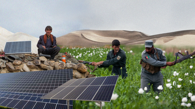 В Афганистане «героиновая революция». Местные фермеры перешли на «зеленую» энергию и теперь изготавливают опиум с помощью солнечных батарей — пересказываем статью ВВС