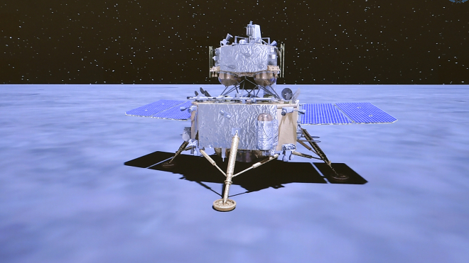 Китайский космический аппарат собрал первые пробы грунта на Луне
