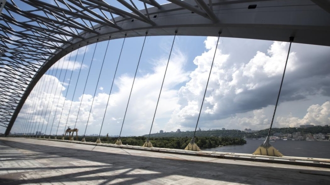 Кличко отчитался о строительстве Подольского моста в Киеве. Обещает открыть до конца года