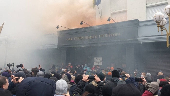 Акция в поддержку Стерненко в центре Киева завершилась — следующую запланировали на 9 марта