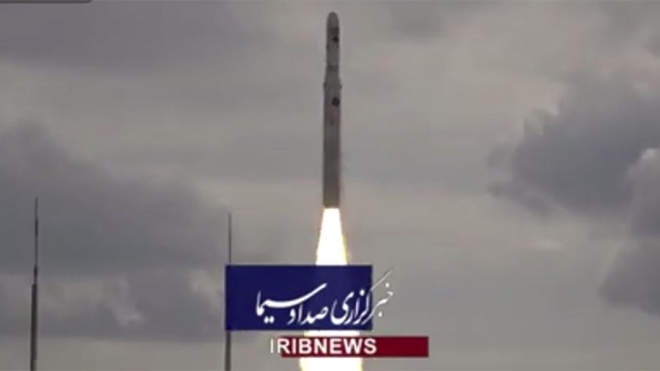 Iran launched a satellite launch vehicle into space
