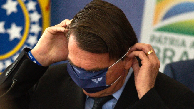 Президента Бразилии Болсонару во второй раз оштрафовали за отсутствие маски
