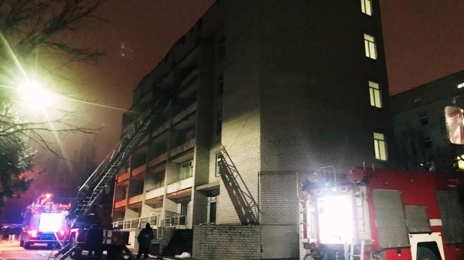 Пожар в больнице в Запорожье: полиция возбудила производство, на место срочно вылетел Степанов
