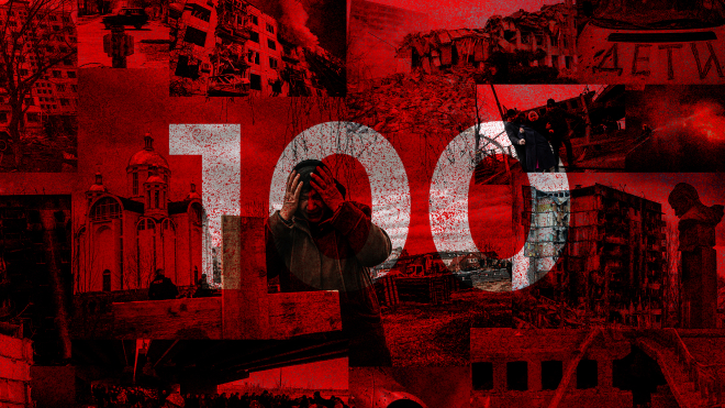100 days of war with Russia. Heavy fighting continues, the world tightens sanctions against Russia and gives Ukraine more weapons, Kremlinʼs plans have failed. Even on the information front