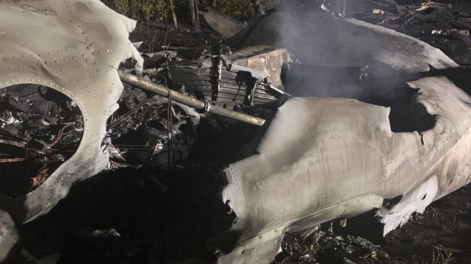 МВД: Во время авиакатастрофы в Харьковской области погибли 22 человека. Всего на борту было 27 людей