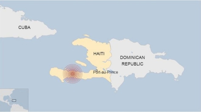 На Гаити произошло землетрясение магнитудой 7,2