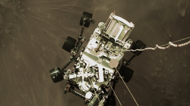 «Прилив напряжения, драмы и шума». NASA опубликовало видео посадки марсохода Perseverance