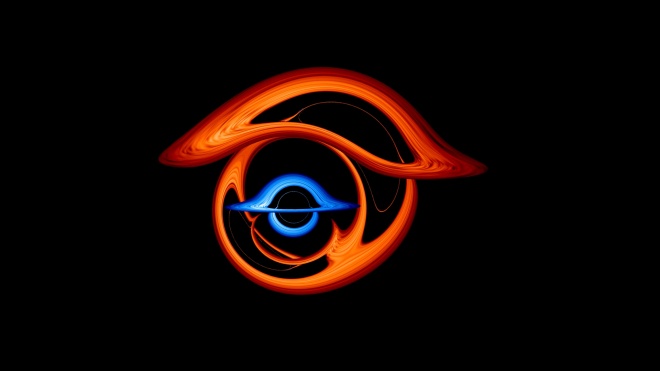 Суперкомп’ютер NASA створив візуалізацію «танцю» двох чорних дір. Відео демонструє неочікувані оптичні явища