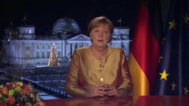 Меркель у новорічному зверненні назвала 2020 рік найважчим за 15 років її перебування на посаді
