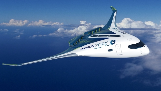 Airbus представил концепты самолета с «нулевым уровнем выбросов». Его первые полеты запланированы на 2035 год
