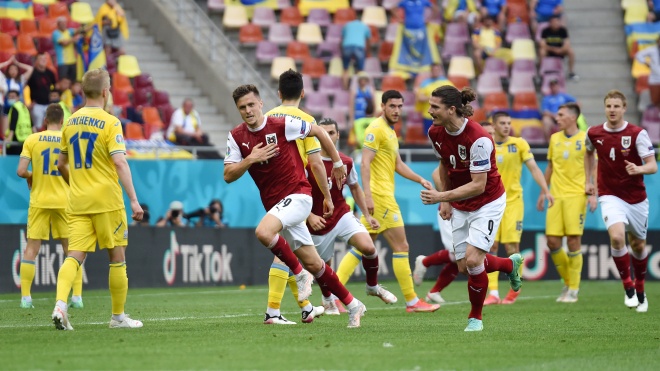 Евро-2020: Украина проигрывает Австрии в заключительном матче группового этапа. Но шансы на плей-офф остаются