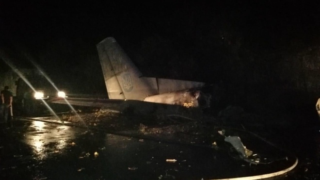 ГБР открыло дело из-за падения самолета под Чугуевом и ищет свидетелей