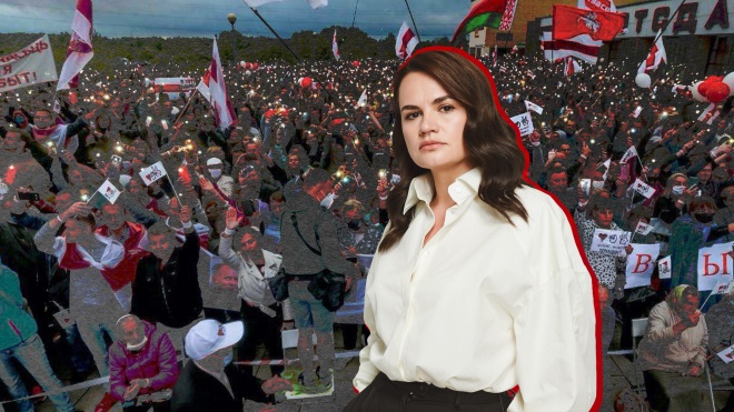 Беларусская оппозиционерка Тихановская обнародовала видеообращение к беларусам, призвав выходить на Марш героев