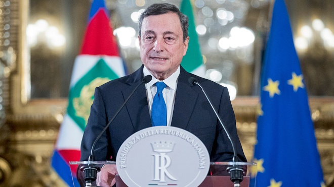 В Италии приняло присягу новое правительство, которое возглавил экс-глава Европейского центробанка. Зеленский уже поздравил его