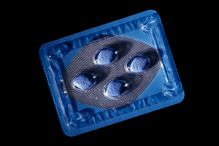Упаковка віагри з чотирьох таблеток по 50 міліграмів, 9 листопада 1999 року.
