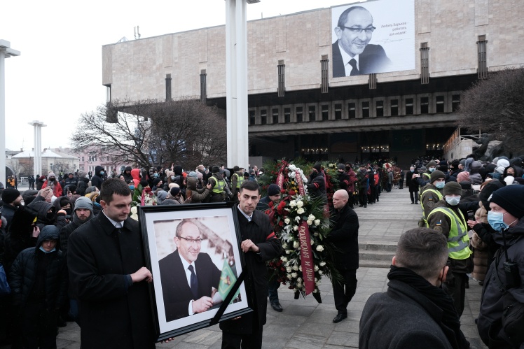 Похорон мера Харкова Геннадія Кернеса, 23 грудня 2020 року.