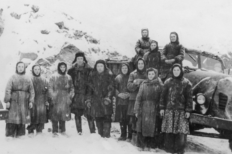 Crimean Tatars deported to the Molotov (now Perm) oblast of Russia, 1948.
