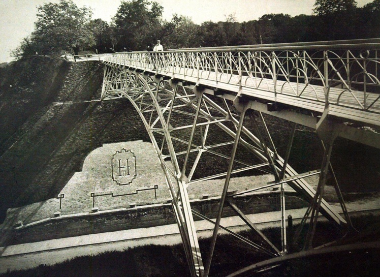 Парковий міст у Києві, 1910-ті роки.