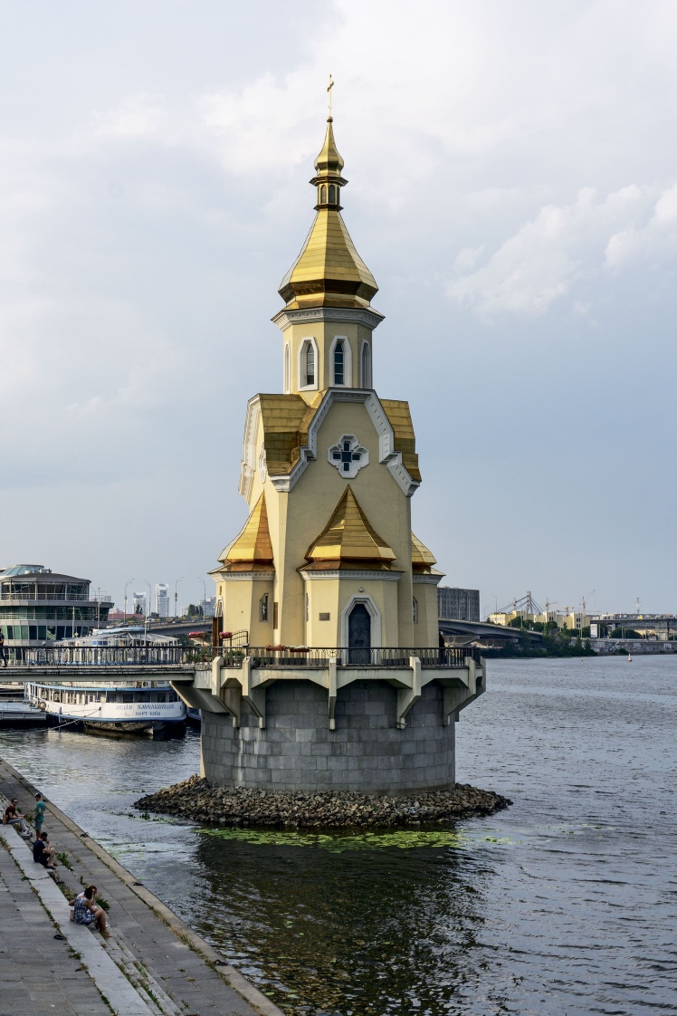 Александр Бурлака. Церковь Николая Чудотворца на воде, Киев.