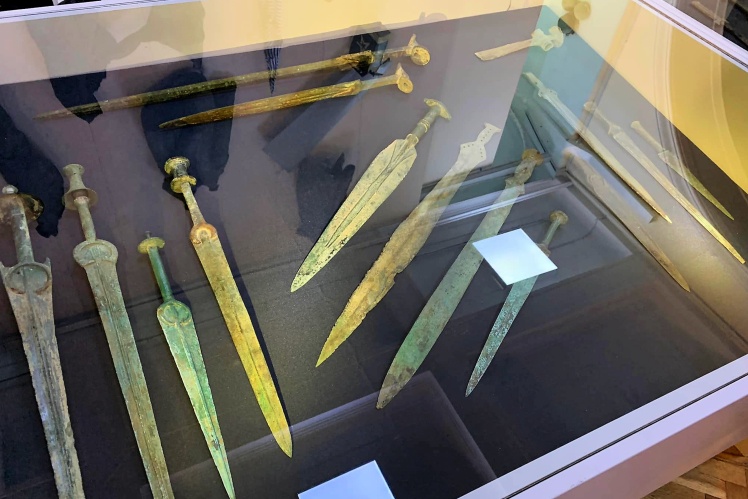 Lurestan swords made of bronze.