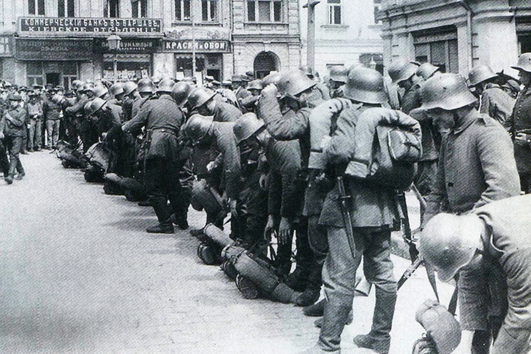 Німецькі війська у Києві, 1918 рік.