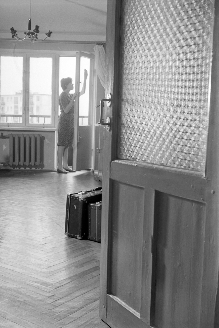 Квартира в новой хрущевке в одном из районов Киева, май 1963 года.